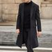 Loom Loom Cross-Border European And American New Style Foreign Trade British Long Trench Coat Men's Woolen Jacket_viptrois.com