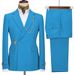 Men's Clothing European And American Foreign Trade Business Casual Suits Men's Two Piece Suits Groom Best Man Wedding Banquet Dress Suits_viptrois.com