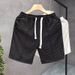 Men's Clothing Summer New Style Trendy Brand Handsome Loose Sports Straight Shorts_viptrois.com