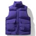 New Men's Cotton Vest Winter Warm Trendy Vest Jacket Solid Color Vest Vest Vest_viptrois.com