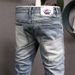 Men's Clothing Slim Fitting Skinny Elastic Long Pants Men's Stitching Hole Patches_viptrois.com