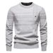 Men's Crew Neck Pullover High Quality Men's Sweater_viptrois.com