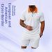 Summer Men's Polo Shirt And Shorts Set European American Style Casual Sportswear Trendy Two-Piece Clothing Short Sleeved_viptrois.com