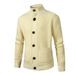 Loom 2023 Cross-Border Autumn Winter Men's New Solid Color Versatile Knit Sweater European American Simple Loose_viptrois.com