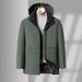 KAIDINGSEN Winter Detachable Hat New Men's Jacket Middle-aged Dad Hooded Warm Casual Cotton Coat_viptrois.com