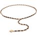 Love Round Beads Small Fragrance Style Metal Chain Belt Woven Tight Waist Seal Ins Style Peach Heart Beauty Head Waist Chain for Women_viptrois.com