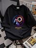 View Totality April 8 2024 Astronomy Cat Lover Solar Eclipse T-Shirt Designer Clothes Homme Graphic Top For Everyday Wear Slightly Stylish Fashion_viptrois.com