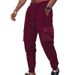 Men's Sports Overalls American Style Spring Autumn Thickened Multi Pocket Jacquard Casual Clothing_viptrois.com