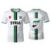 New Syria Football Jersey Men's Sports T-shirts Syrian Flag Street Oversized Tops Unisex Casual Graphic T-shirts Mens Gifts_viptrois.com
