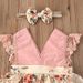 Baby jumpsuit for newborns, baby sleeveless princess dress, summer thin lace climbing suit_viptrois.com
