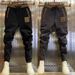 Men's Slim Fit Corduroy Casual Pants Fleece Lined Long Trousers Trendy Versatile Autumn Winter Style All Match Harem Pants_viptrois.com