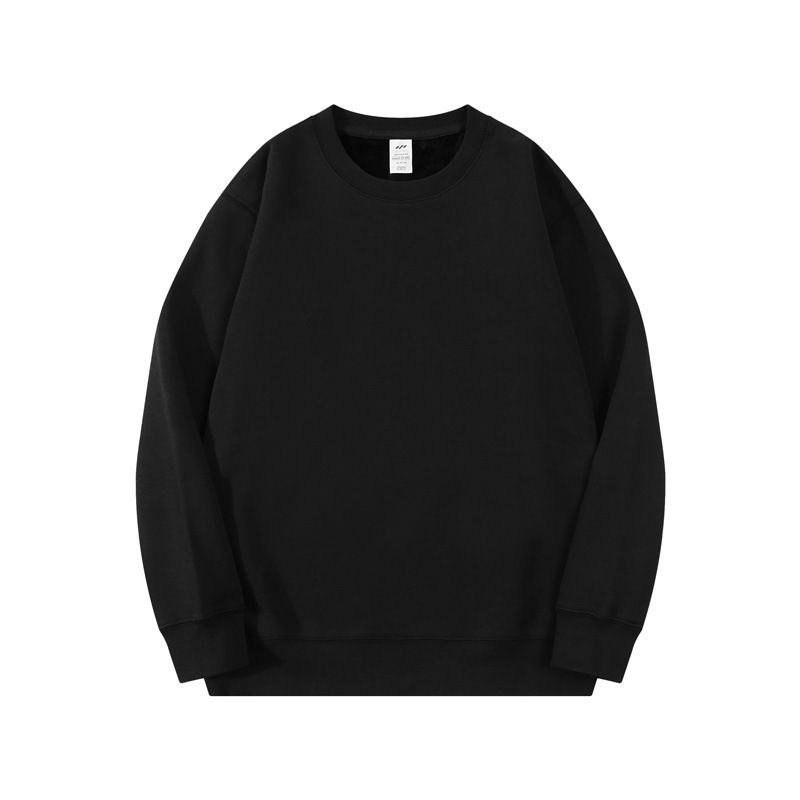 Japanese-Inspired Heavyweight Fleece Sweatshirt - 400GSM Unisex Pullover With Ribbed Hem For Men & Women_viptrois.com