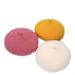 New Korean Version Parent-Child Wool Solid Color Autumn Winter Warm Internet Celebrity Fashion Beret Pumpkin Hat_viptrois.com