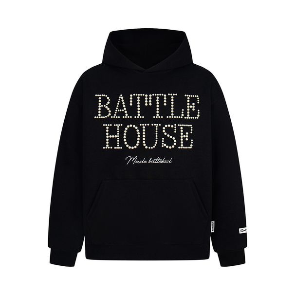Trendy Brand Vibed Beaded Letter Hoodie Unisex Design Sense Niche Loose Pullover Sweatshirt_viptrois.com
