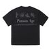 American Pure Cotton Spartan Era Short Trendy Brand Summer Round Neck Couple Printed T-shirt Half Sleeved Men_viptrois.com