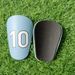 Adjustable Soccer Shin Guards With Player Number Designs (7,9,10,17) - Lightweight Plastic Leg Protection For Football, Basketball & Volleyball_viptrois.com