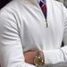 Men's Slim-Fit Stand Collar Knit Sweater – Lightweight Pullover For Layering (Black/White/Brown, M-3XL)_viptrois.com