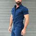 2024 new men's cargo romper casual romper suit Europe and the United States belted romper_viptrois.com