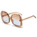 Butterfly Frame Sunglasses For Women – Large Hollow Square Design, UV400 Protection, Oversized High-End Fashion_viptrois.com