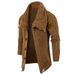Loom Cross-Border New European And American Style Button Sweater Loose Warm Knitted Cardigan Jacket For Men_viptrois.com