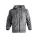 Men's Clothing Thick Warm Double Sided Fleece Jacket Zipper Loose Thickened Fleece Hooded Zip-Up Jacket - Winter Warm Loose Fit Casual Outerwear_viptrois.com