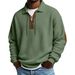 Cross-Border Heavyweight Hot-Selling Long-Sleeve Solid Color Sweatshirt For Men Fashion Loose Turn-Down Collar_viptrois.com