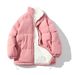 Unisex Stand Collar Fleece-Lined Jacket – Oversized Winter Coat With Multiple Pockets, Warm & Stylish (M-8XL, 5 Colors)_viptrois.com