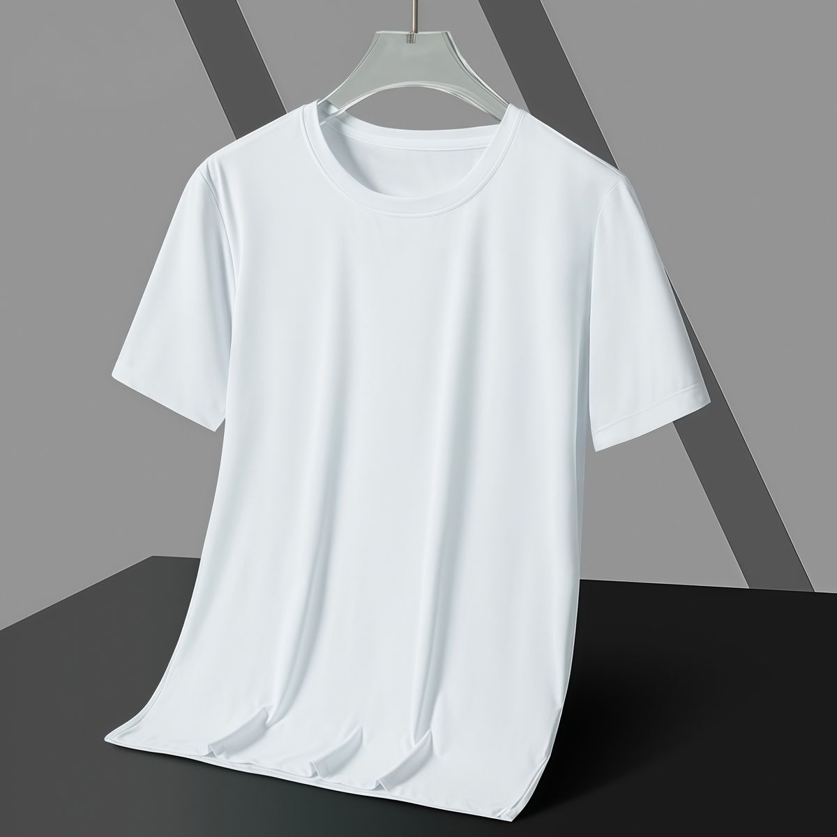 Men's Heavyweight 100% Cotton T-Shirt Oversized Streetwear Tee with Bold Print Premium Comfort Fit for Daily Wear Multiple Color Options_viptrois.com