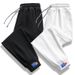 Men's Casual Jogger Pants - Soft & Breathable Polyester, Elastic Waistband, Comfort Fit For Everyday Wear (Black, Grey, White)_viptrois.com