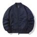 Men's Bomber Jacket - Windproof & Quilted Lining Flight Jacket For Men, Slim Fit, Lightweight & Warm, All-Season Casual Outerwear_viptrois.com