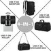 travel suit bag convertible clothing bag wear-resistant foldable storage hanging clothes bag can be cross-body and can be turned_viptrois.com