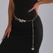 Punk Style Patchwork Single Layer Hollow Butterfly Waist Chain Fashion Trendy Versatile Belt_viptrois.com