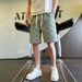 Men's Summer Trendy Cool All Over Bear Print Casual Shorts Loose Fit Versatile Sporty Five Point Pants Fashionable Beach Wear_viptrois.com