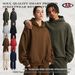 Pure ARTIE Clothing|2025 New Fleece-Lined Thickened Warm Trendy Brand Hooded Men's Loose Fit Sports Casual Couple Set_viptrois.com