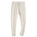 Men's Clothing Light Luxury Summer Thin Twill Versatile Goods Sports Pants Men's Brand Cuffs Convex Rubber Letter Casual Pants Men_viptrois.com