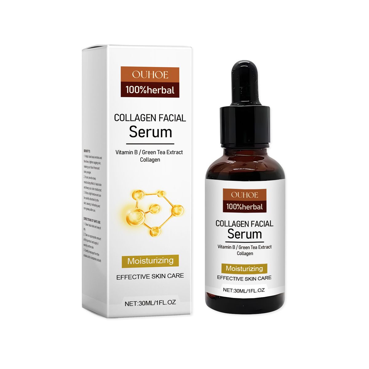 Collagen Serum, Facial Hydrating Moisturizing Skin Care Serum_viptrois.com