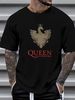 Queen + Paul Rodgers 2005 Black Shirt Ladies L Anvil Versatile Summer Slightly Unisex Breathable Fashion Streetwear Stylish Designer Clothes Soft_viptrois.com