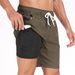 Men's Clothing Summer New Men's Shorts Fashion Vacation Beach Pants Men's Large Size Four Corner Milk Silk Lining_viptrois.com