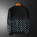 Men's Clothing Autumn And Winter Round Neck Sweater New Product Personality Letter Embroidery Casual All-match Trend Tops_viptrois.com