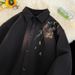 Uniquely Embroidered Long Sleeved Shirt For Men In Spring 2025, With A Stylish And Stylish Design_viptrois.com