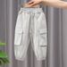 Boys' Summer Thin Trousers, Street Style Boys' Summer Overalls, Children's Ice Feeling Refreshing Anti Mosquito Pants_viptrois.com