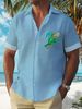 Men's Clothing 2023 Summer New Hort Sleeve Simple Geometric Pattern Men's Shirt_viptrois.com