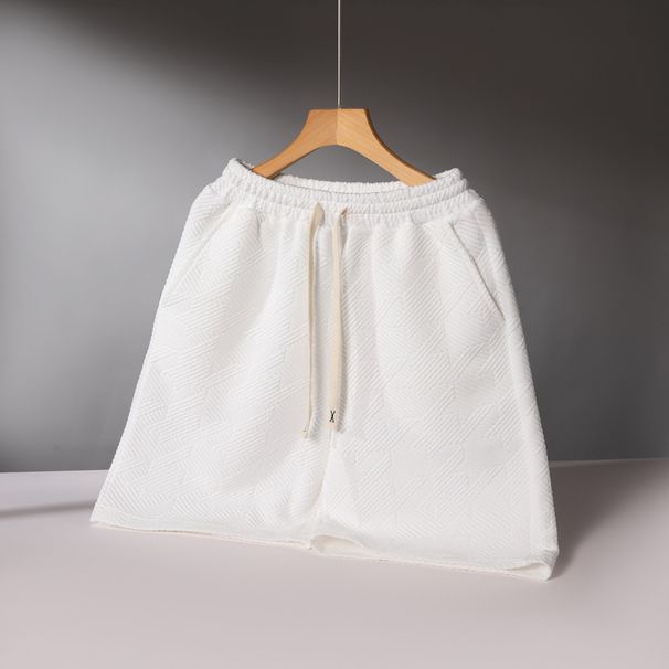 Men's Clothing Heavy Twill High Grade Texture Shorts Men's Solid Color Casual Versatile Five Point Mid Length Pants Trend_viptrois.com