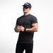 Men’s Clothing New Autumn And Winter Men's Sports Leisure Running Exercise Gym Warm Thick Double Sided German Velvet Solid Color Short Sleeved T Shirt_viptrois.com