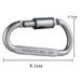 4-6pcs Carabiner Set For Key Camping Survival EDC Outdoor Keychain Clip Lock Alloy Aluminum Tactical Caribiner Hook Karabiners_viptrois.com