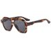 Men's Sunglasses New Trend Ins Personality Large Frame Sunglasses Internet Celebrity Same Style Toad Sunglasses Retro Double Beam Sun_viptrois.com