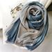 Unisex Linen scarf scarf women's gradient color match Lady Mori women's slub yarn shawl_viptrois.com