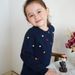 Miso BearSpring/Autumn Children's Round Neck Children's Handmade Colorful Ball-Shaped Cardigan, Girls' Cotton Sweater And Cardigan._viptrois.com