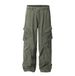 Men's Clothing Retro Loose Wide Leg Overalls For Men And Women With Large Pockets, Multi Color Pear Shaped Slim Casual Drape Trousers_viptrois.com