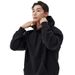 Autumn 300g Terry Sweatshirt Men's Casual Sports Hoodie Compass Korean Style Trendy Niche Pullover_viptrois.com